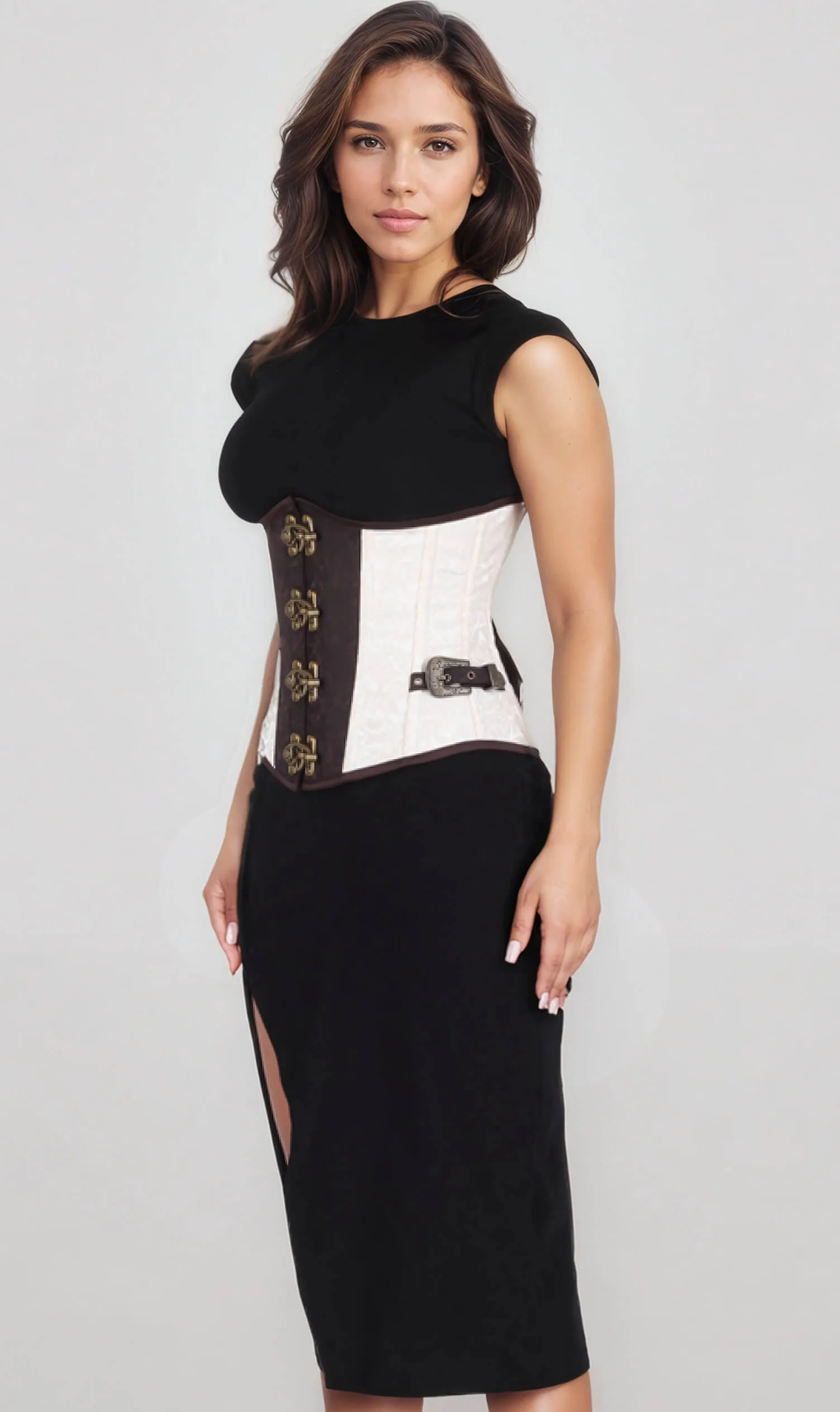 CD-1726 - Custom Made Steampunk Underbust Corset