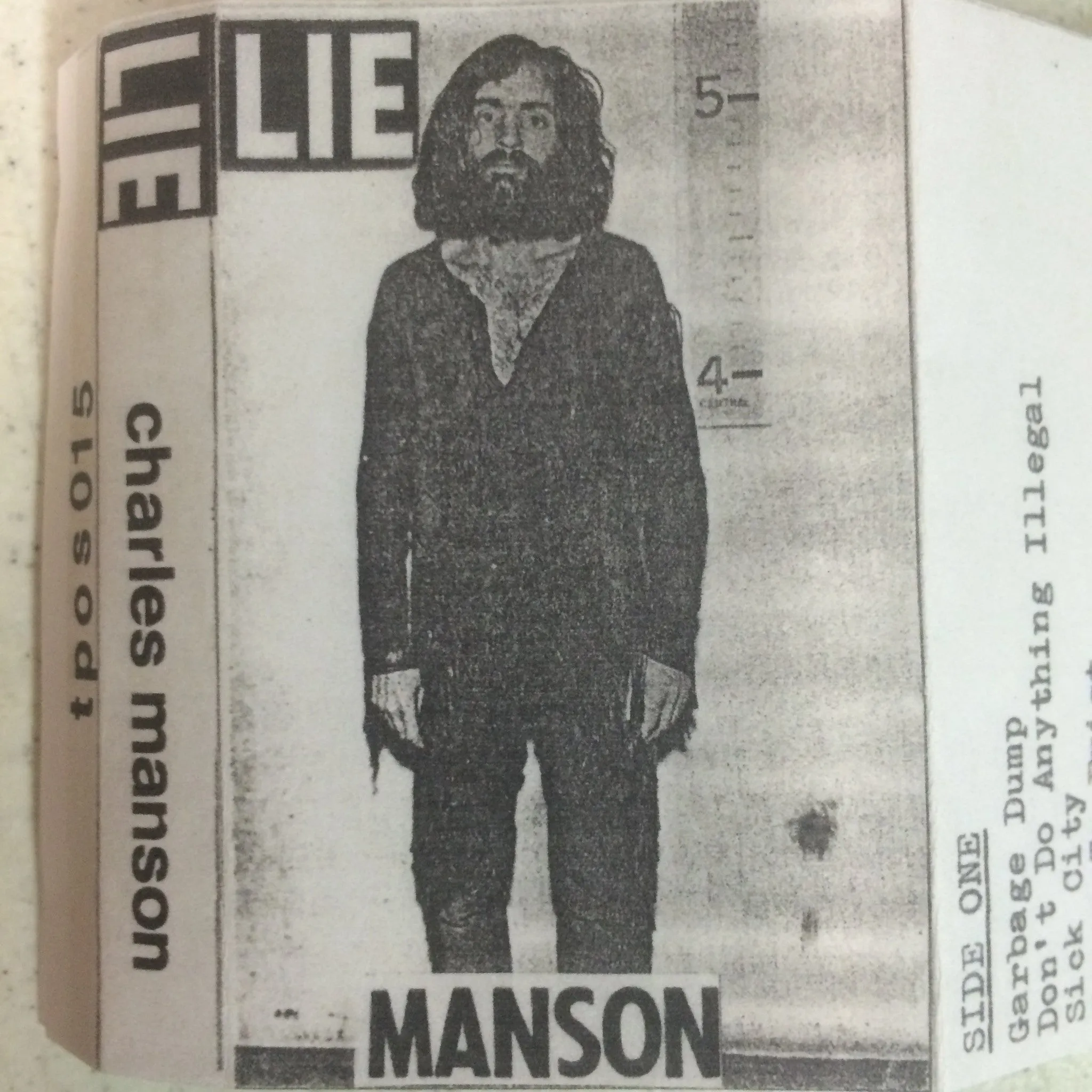 Charles Manson "Lie" TAPE