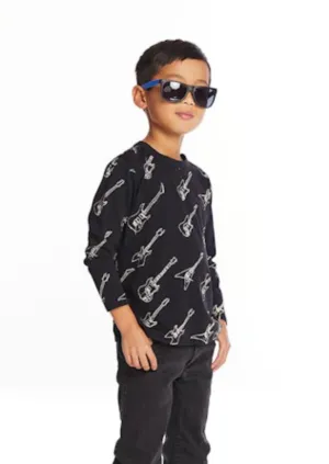 Chaser Kid Guitar Jam L/S Crew