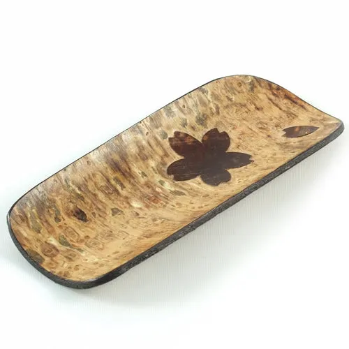 Cherry Bark Tea Scoop with Blossom