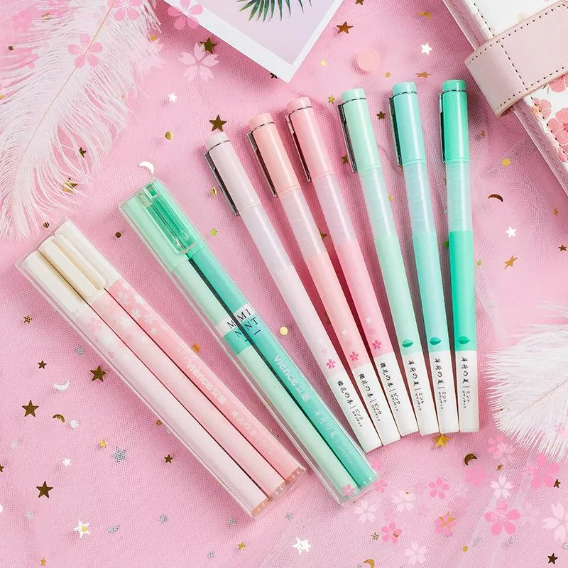 Cherry Blossom Mint Green Pencils SD01362