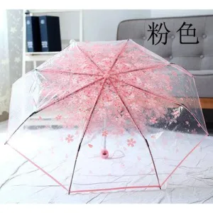 Cherry Blossom Transparent Umbrella SD01699