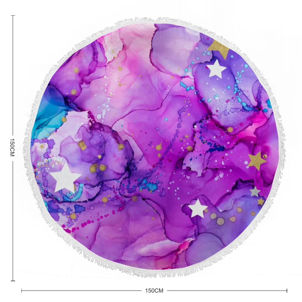 Circular Beach Towel - Emma