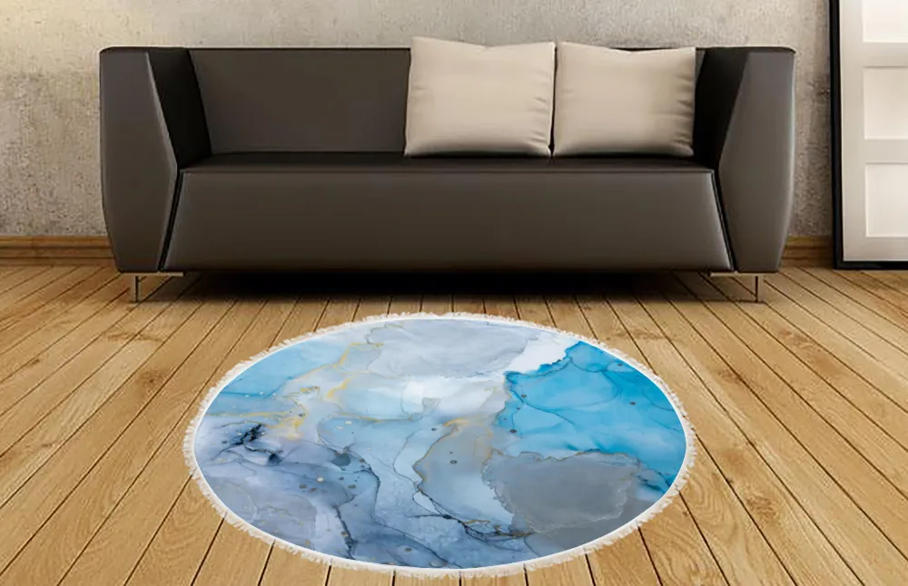 Circular Beach Towel - Wendy