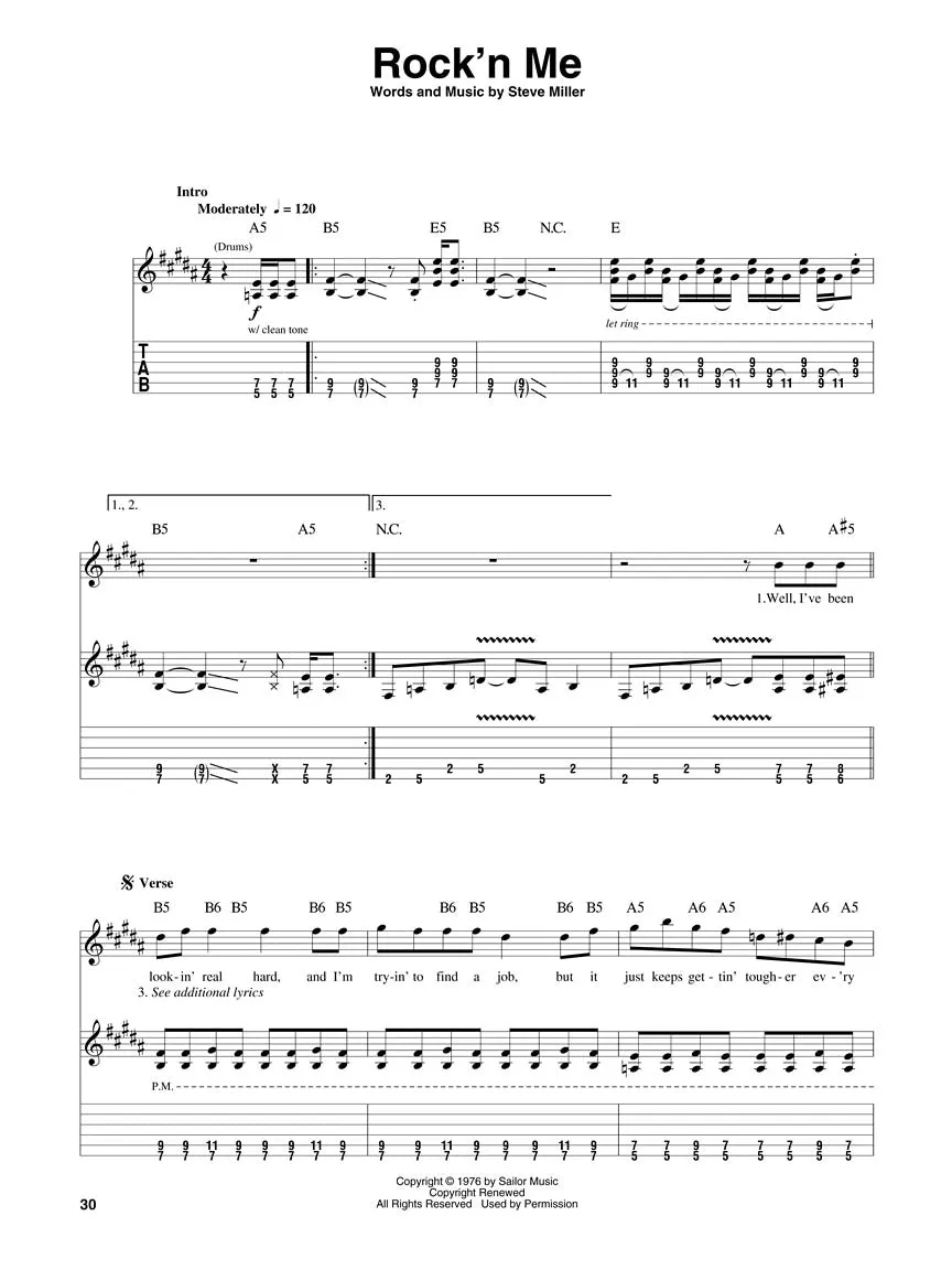 Classic Rock - Guitar Play-Along