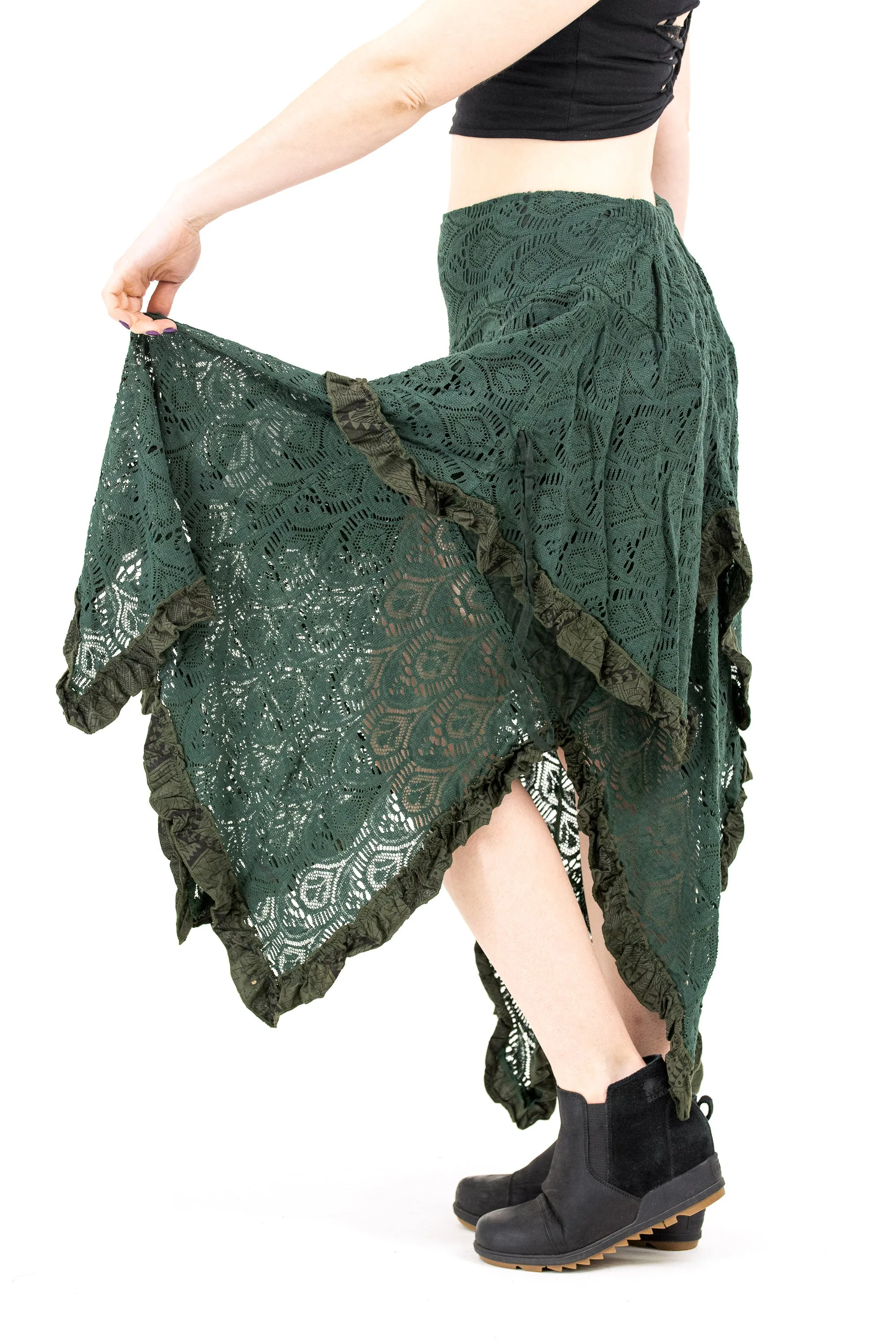 Crochet Petal Skirt