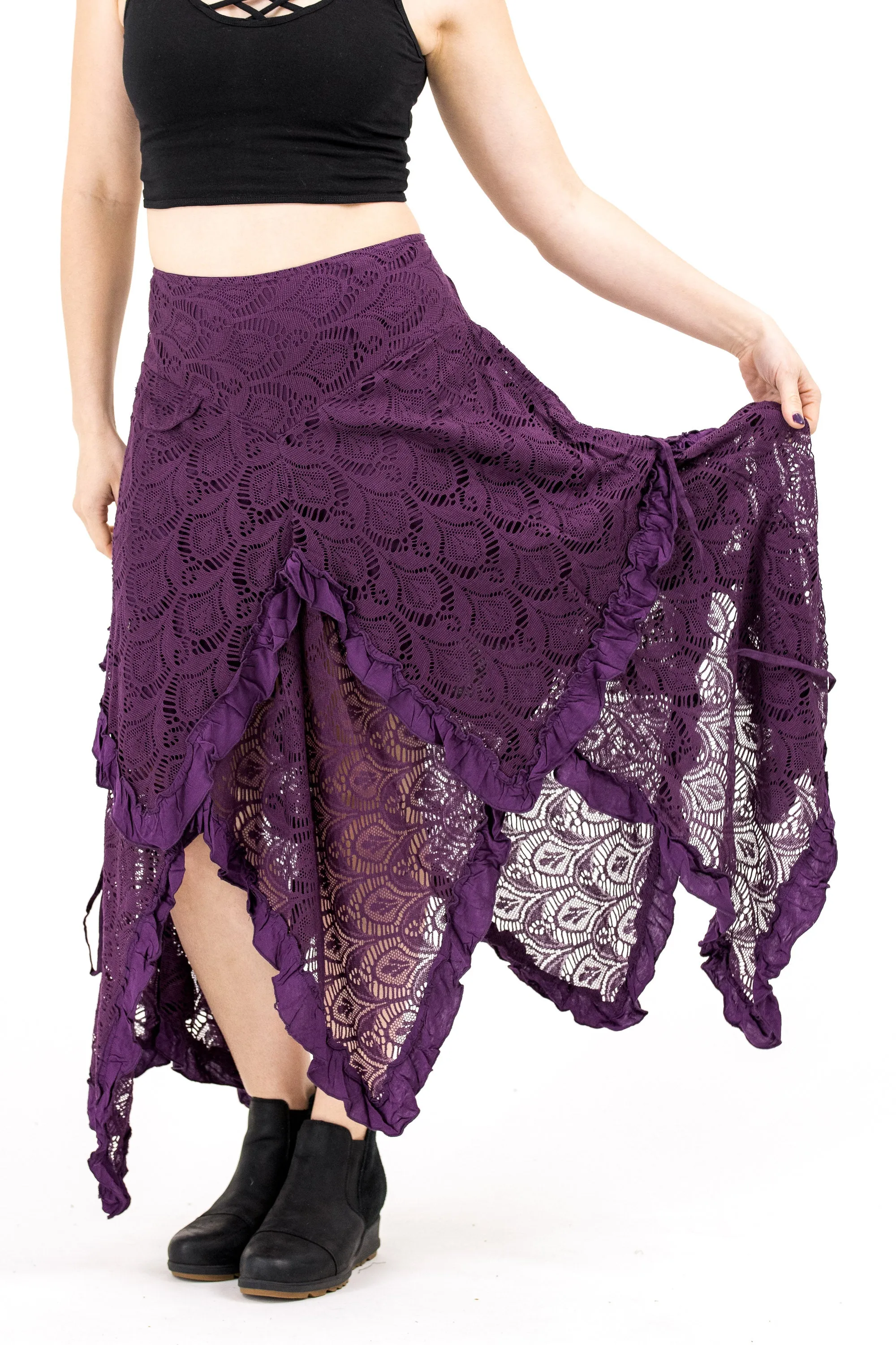 Crochet Petal Skirt
