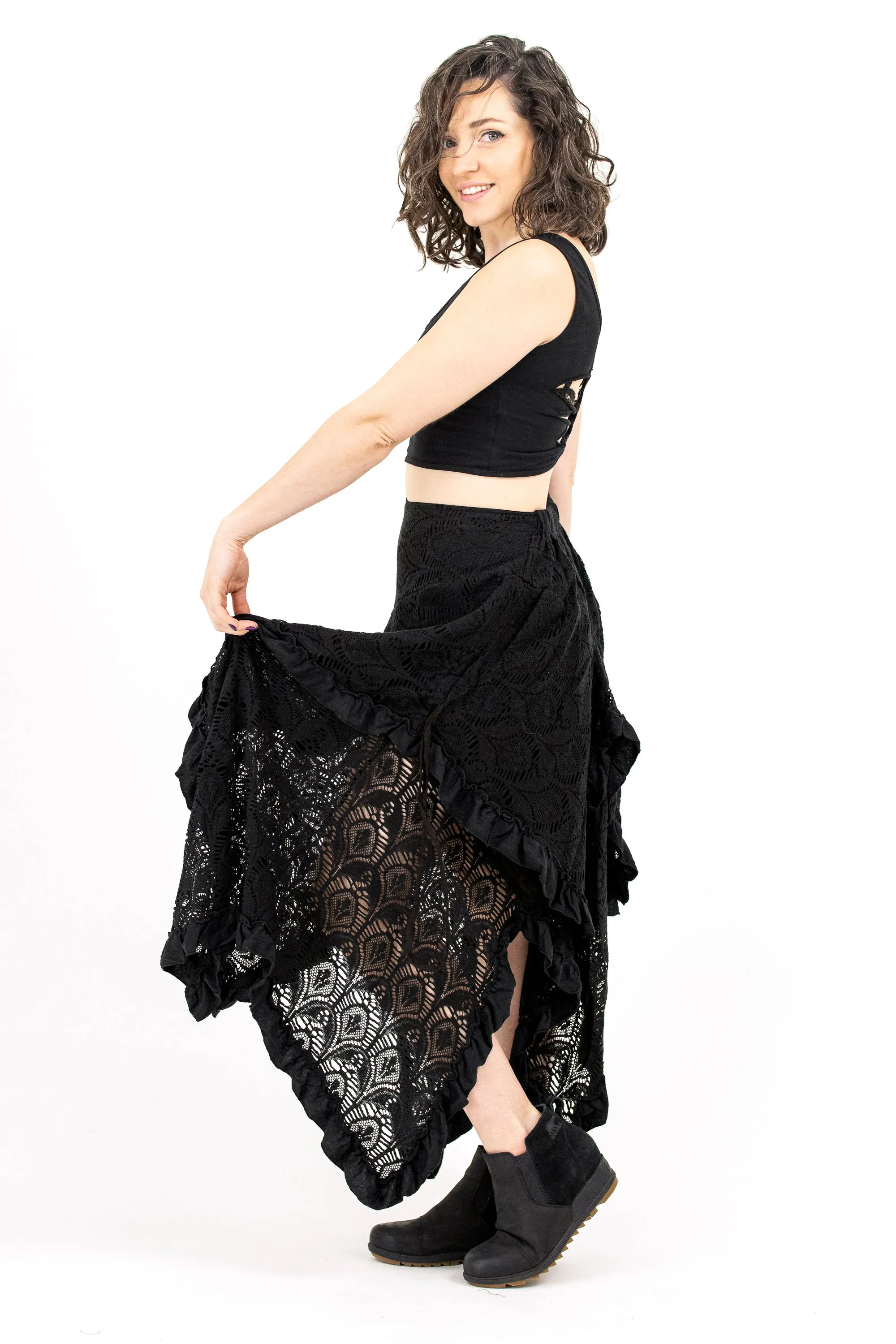 Crochet Petal Skirt