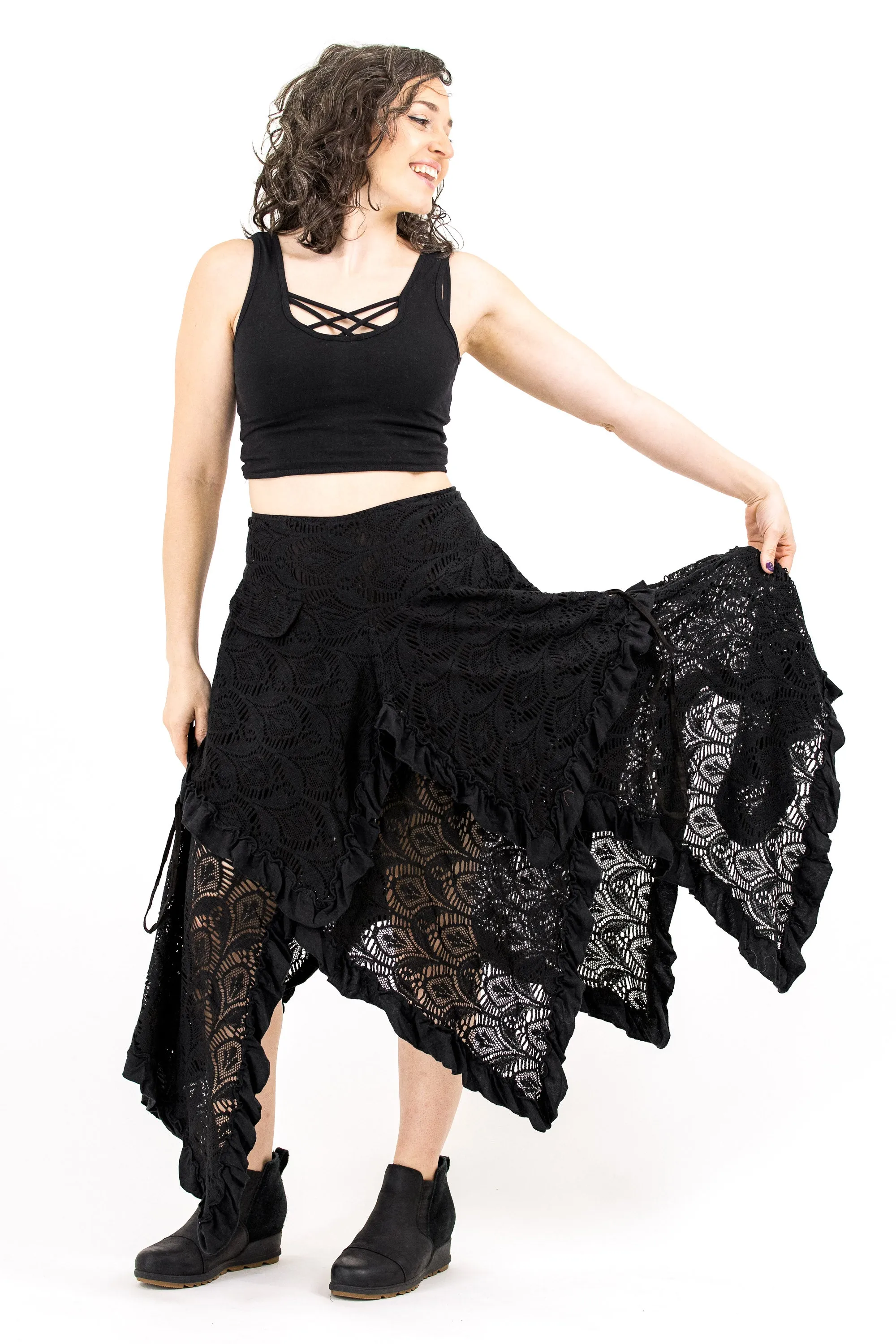 Crochet Petal Skirt