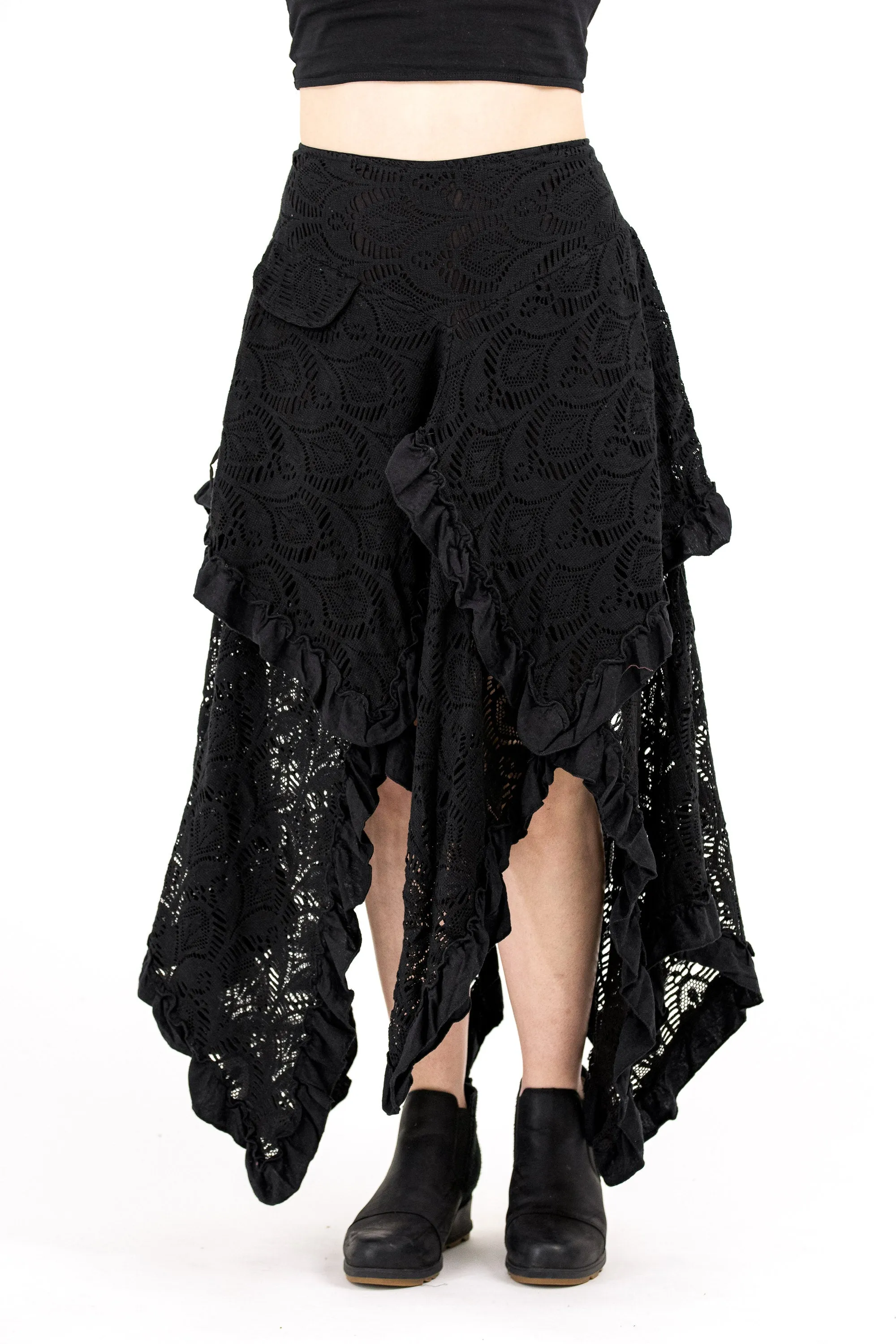 Crochet Petal Skirt