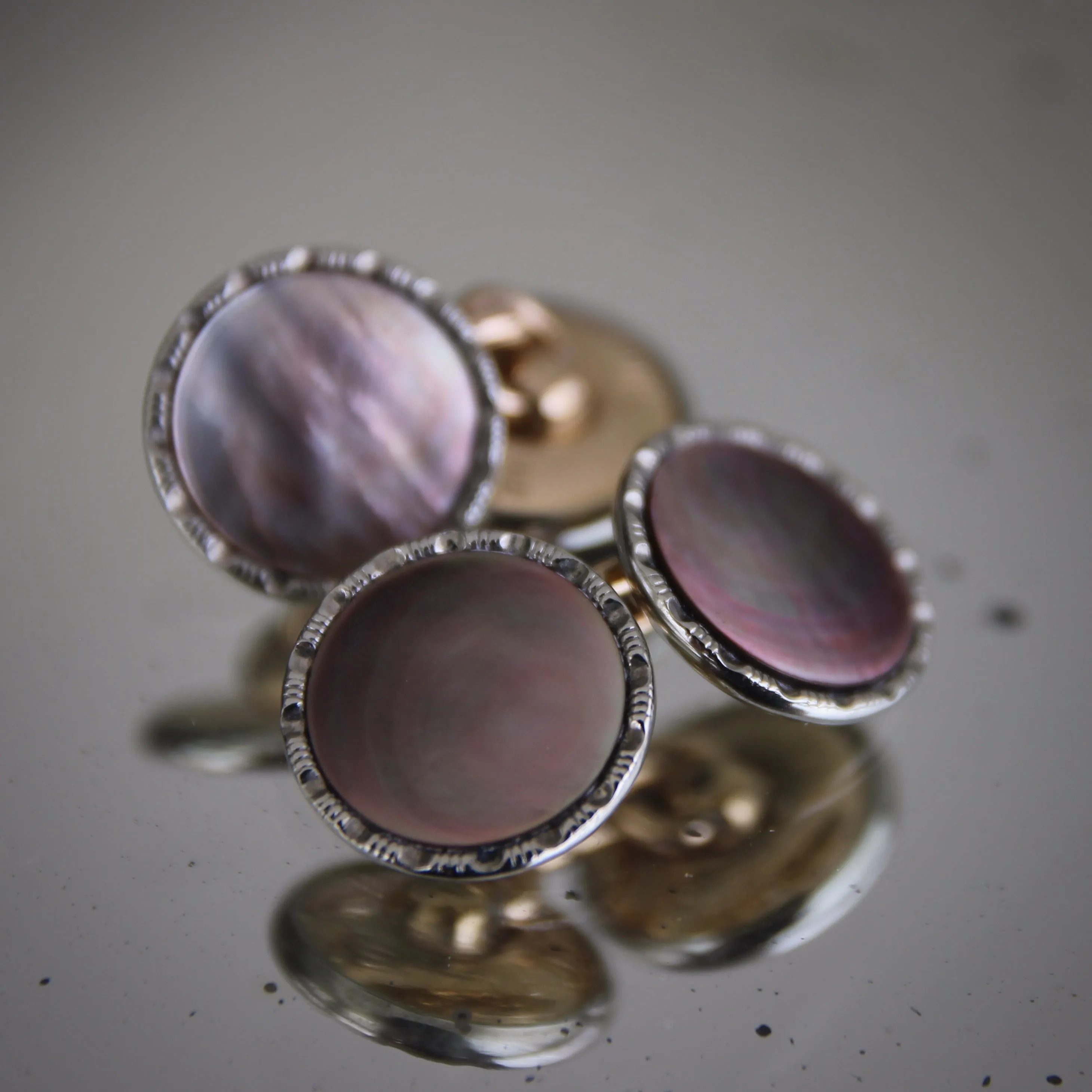 Deco Black M.O.P. Cufflinks