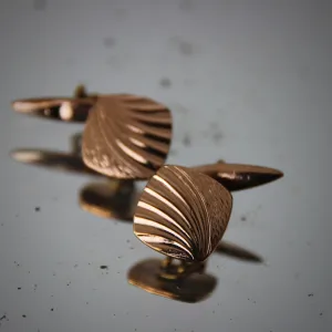 Deco Seashell Cufflinks