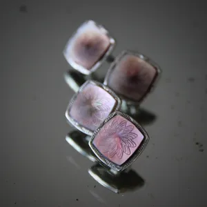 Deco Soft Square M.O.P. Cufflinks
