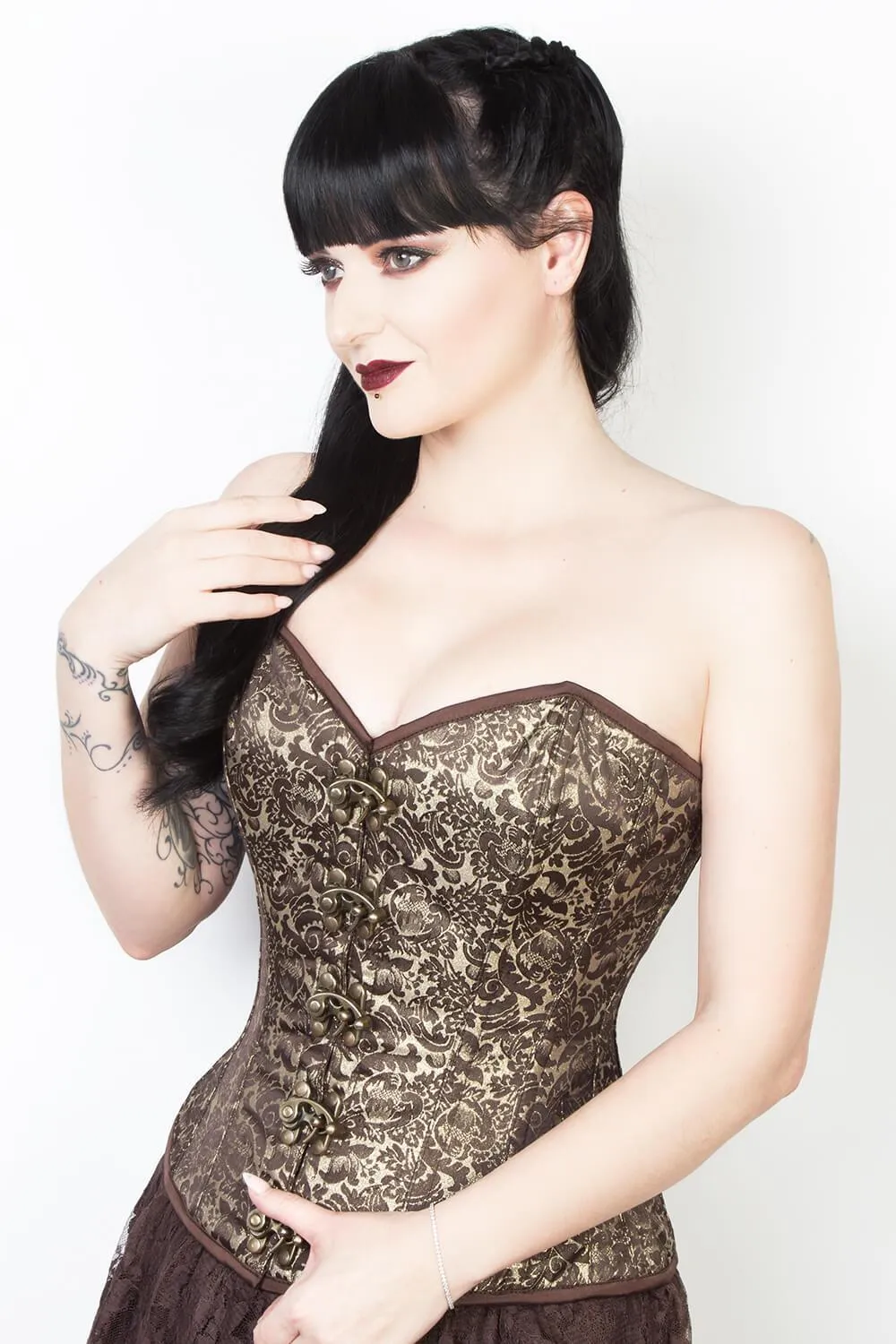 Destry Brocade Overbust Corset