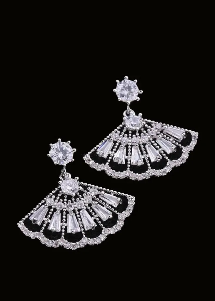 Diamond Fan Dangles