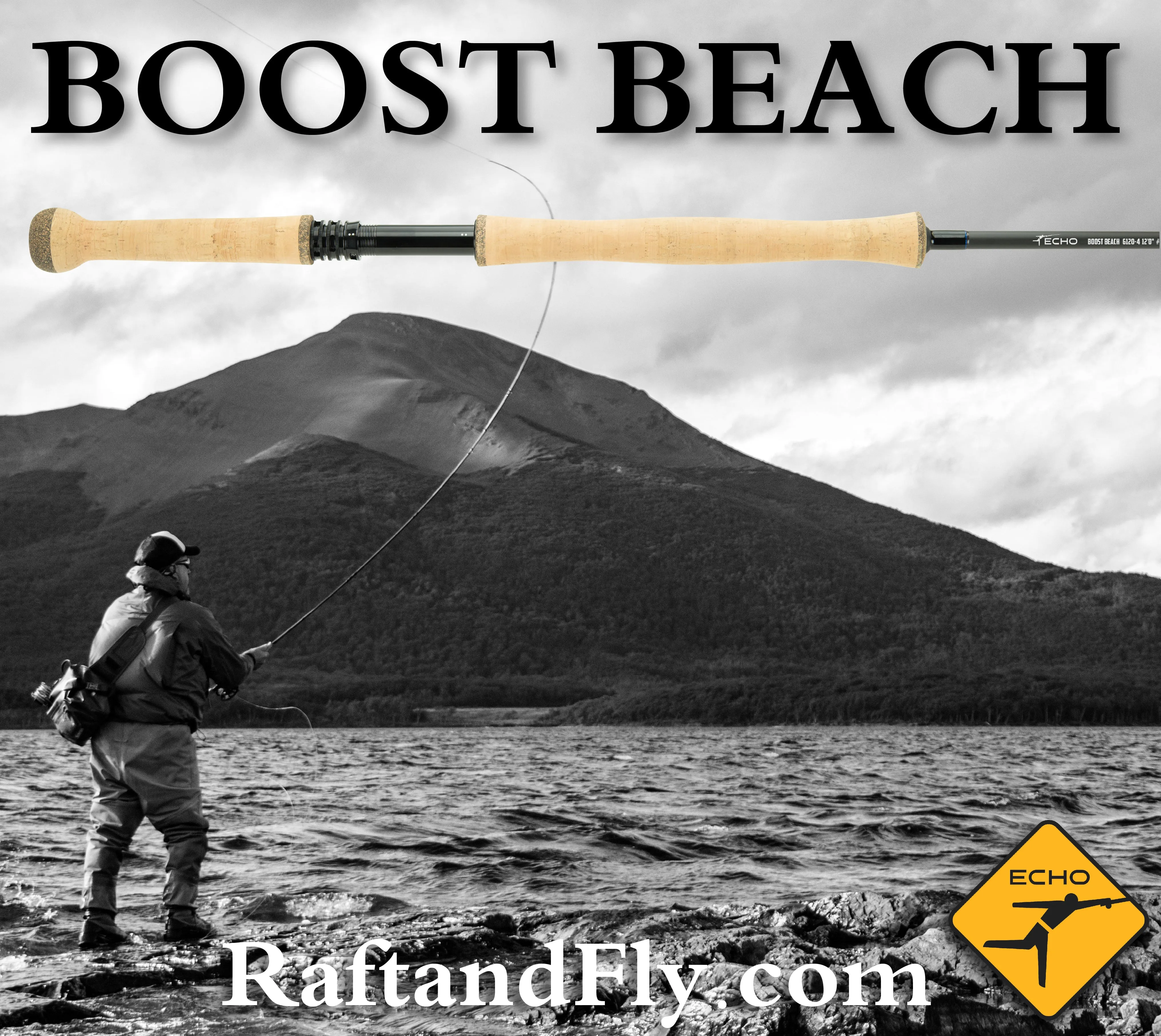Echo Boost Beach 8wt 12'2" Fly Rod