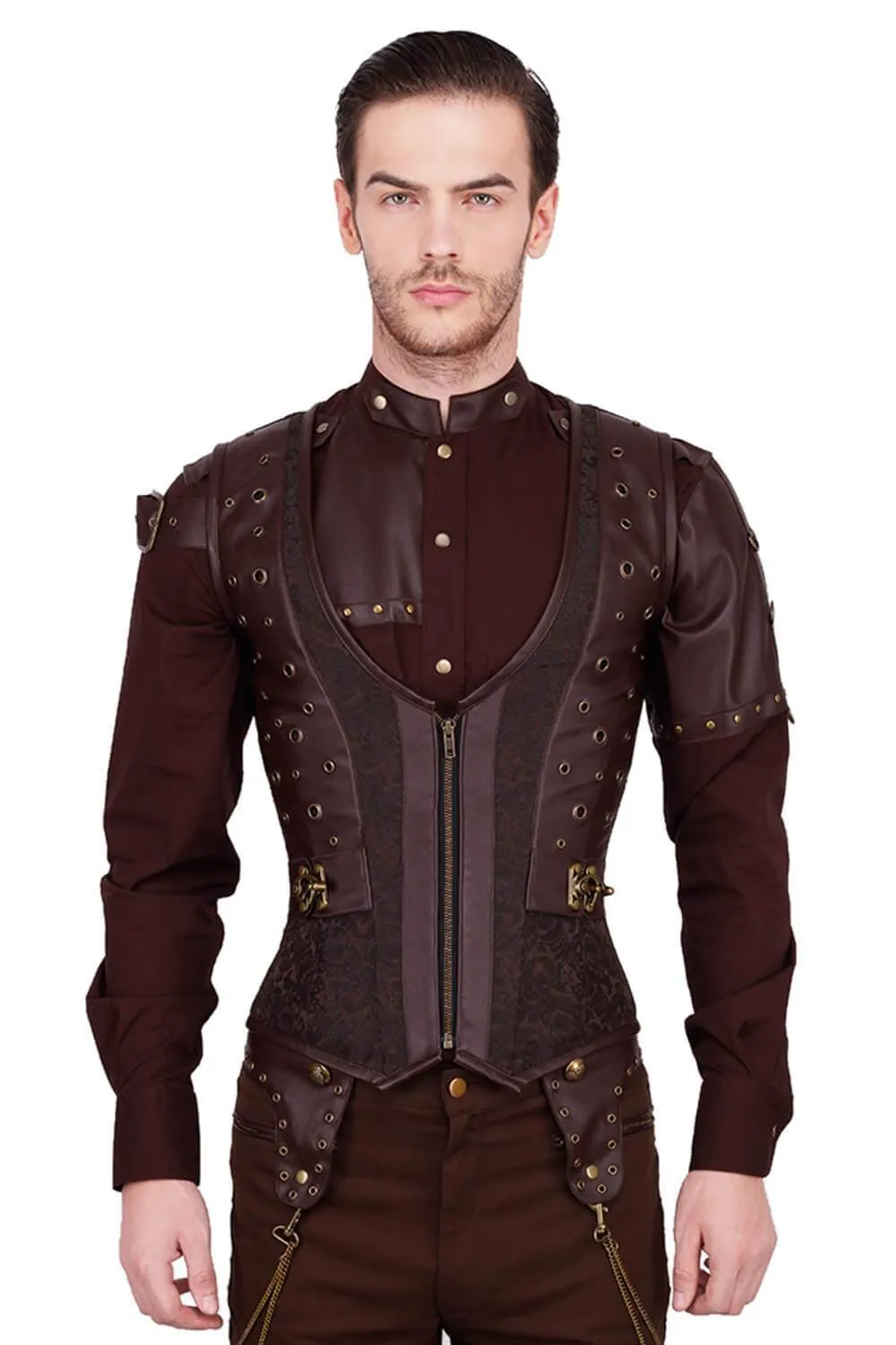Edlef Custom Made Underchest Steampunk Men's Corset