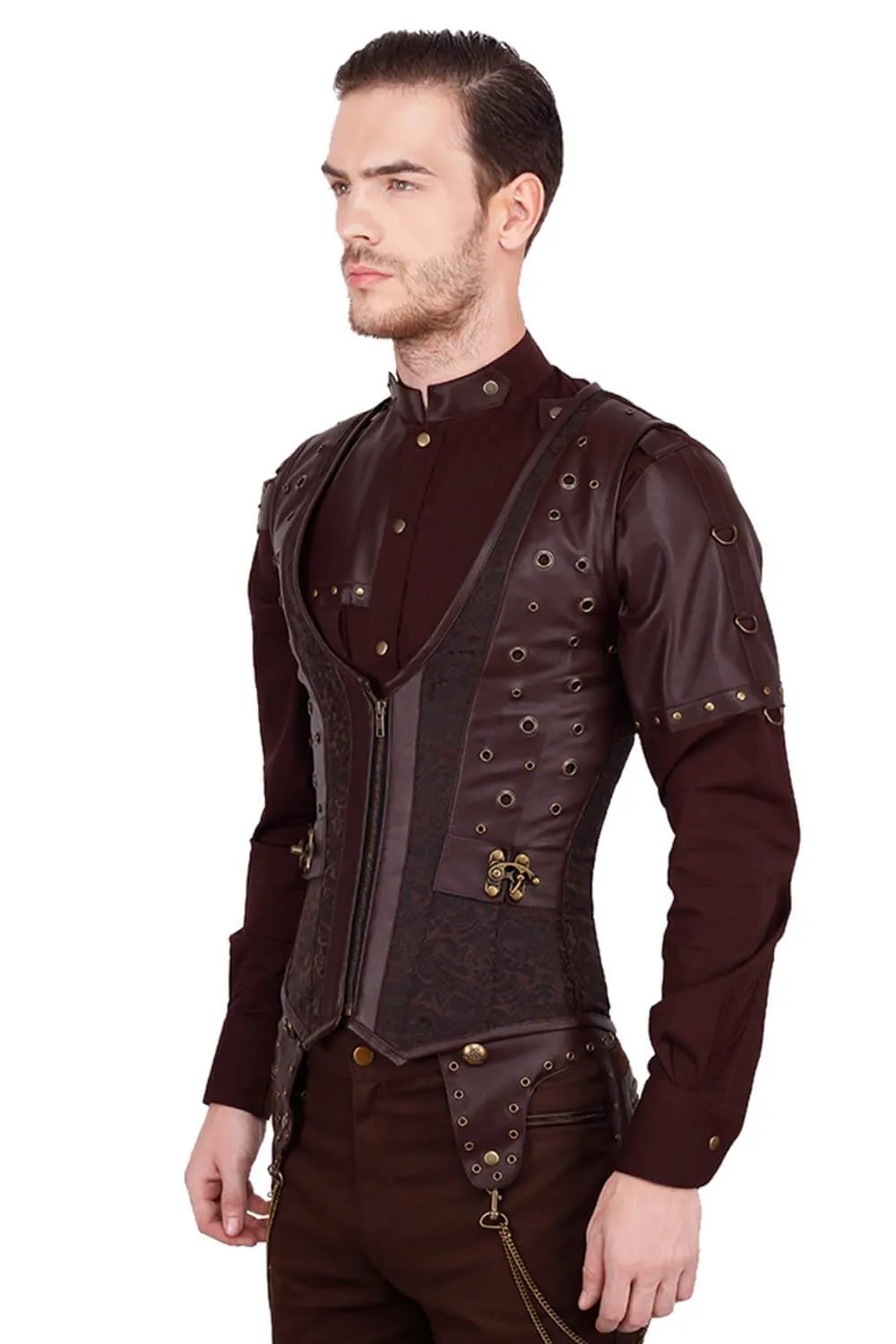 Edlef Underchest Steampunk Men's Corset
