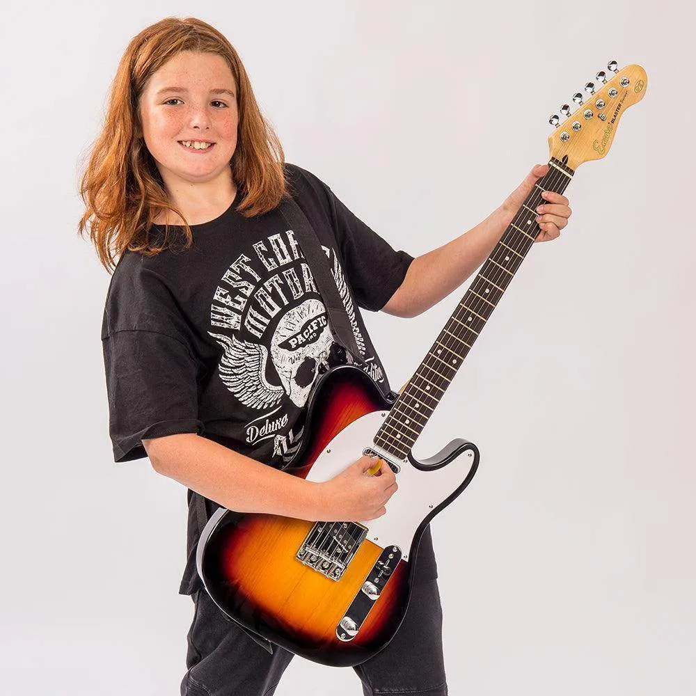Encore E2 Electric Guitar ~ Gloss Black