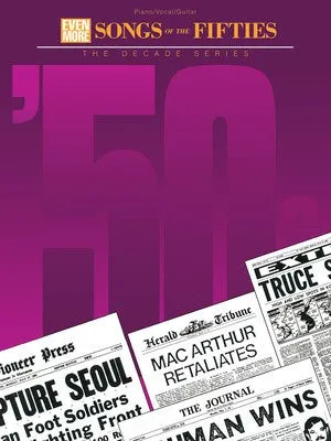 EVEN MORE SONGS OF THE 50S DECADE SERIES PVG (O/P)