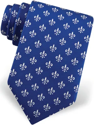Fleur-de-Lis Silk Tie - Item #8610