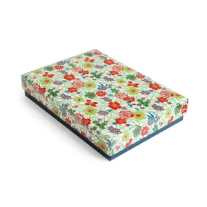 Flowered Stationery Box