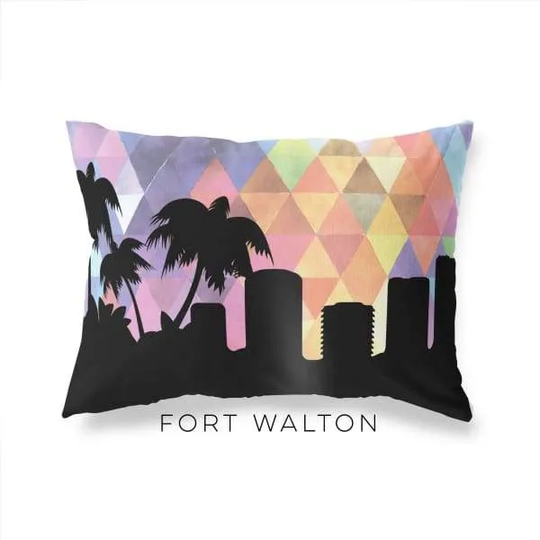 Fort Walton Beach, Florida geometric skyline