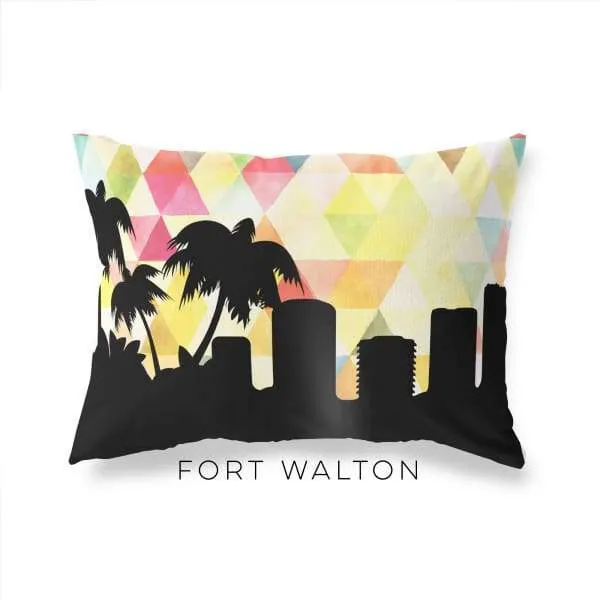 Fort Walton Beach, Florida geometric skyline