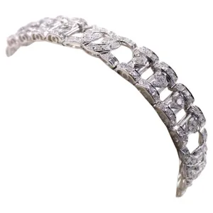 French Art Deco Diamond Bracelet