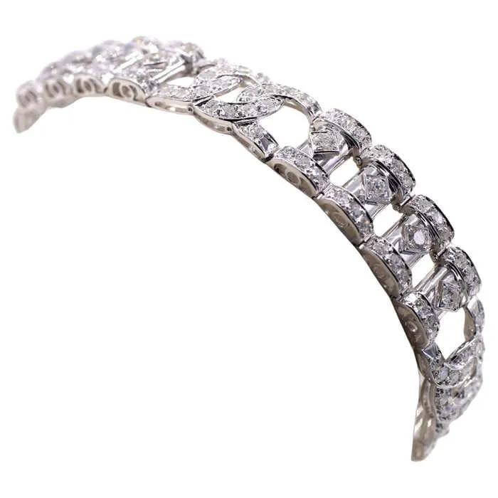 French Art Deco Diamond Bracelet