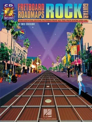FRETBOARD ROADMAPS ROCK GTR BK/CD
