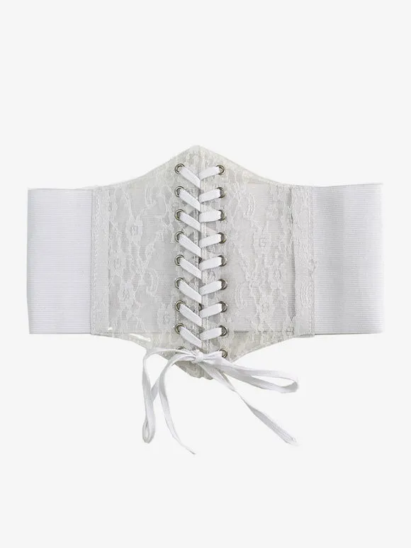 Gothic Lolita Accessories White Polyester Lace Miscellaneous