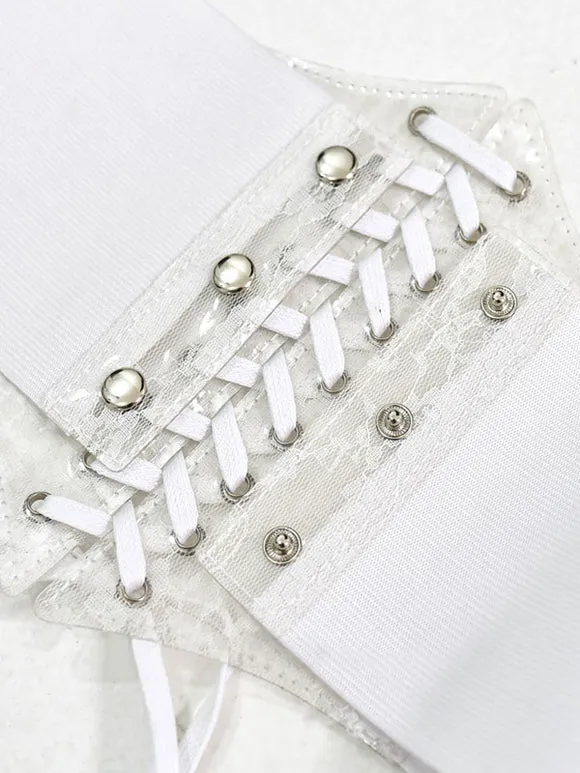 Gothic Lolita Accessories White Polyester Lace Miscellaneous