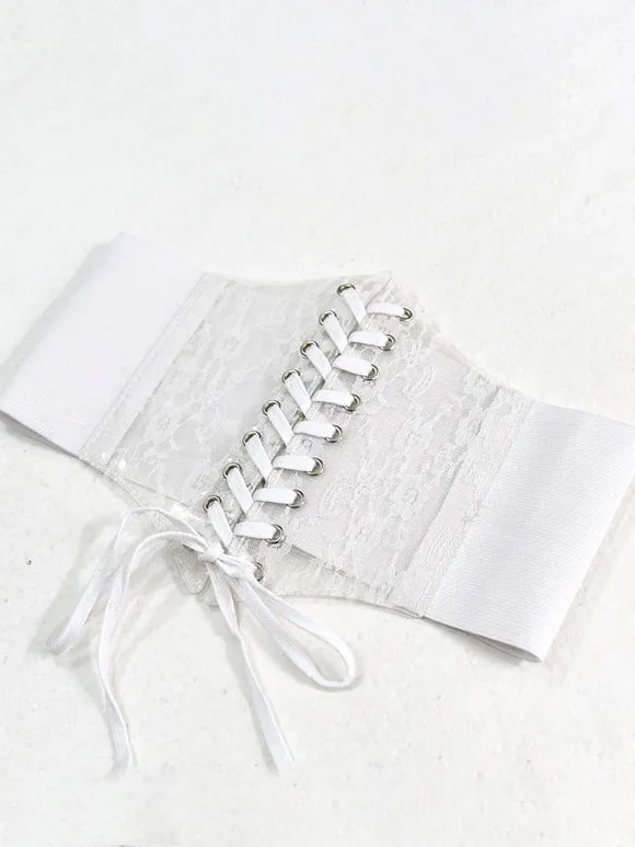 Gothic Lolita Accessories White Polyester Lace Miscellaneous