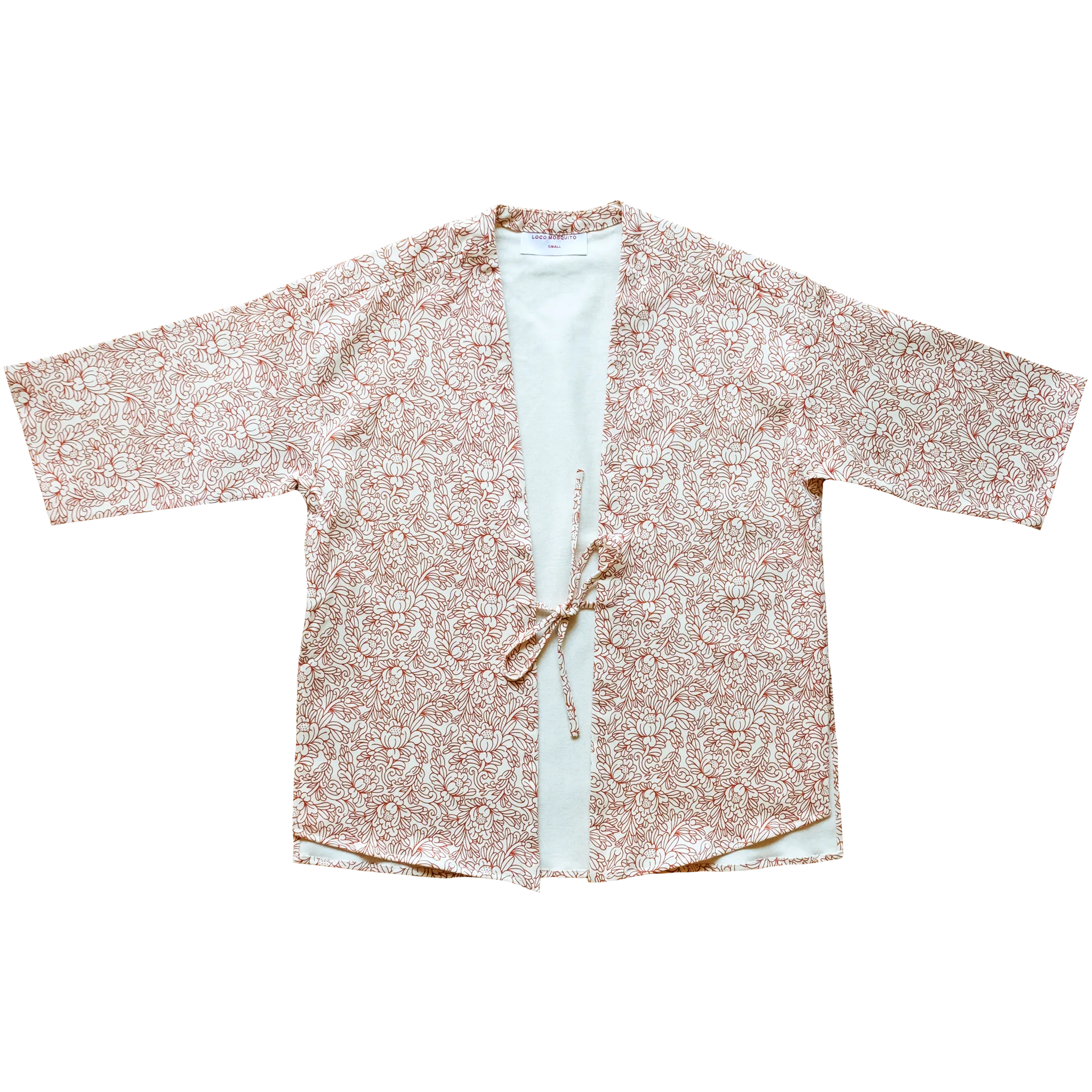 GUY LE TATOOER X LOCO MOSQUITO "THE NEW SUN" WOMENS SHORT KIMONO