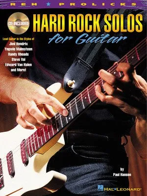 HARD ROCK SOLOS FOR GTR W CD (O/P)