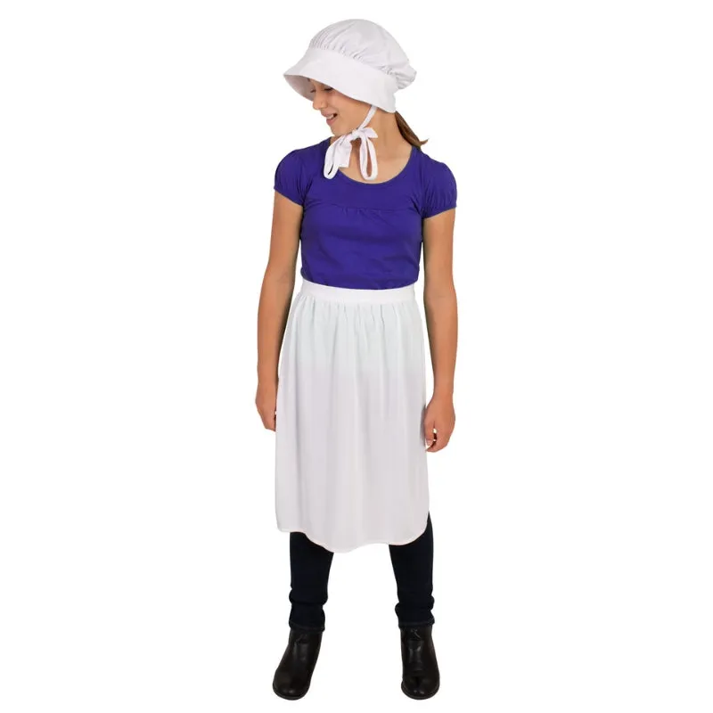 Historical Bonnet & Apron Set - Child