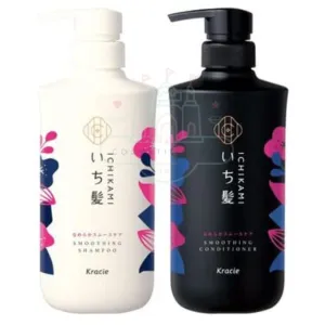 ICHIKAMI Nameraka Smooth Care Shampoo & Conditioner Set [480ml 480ml]