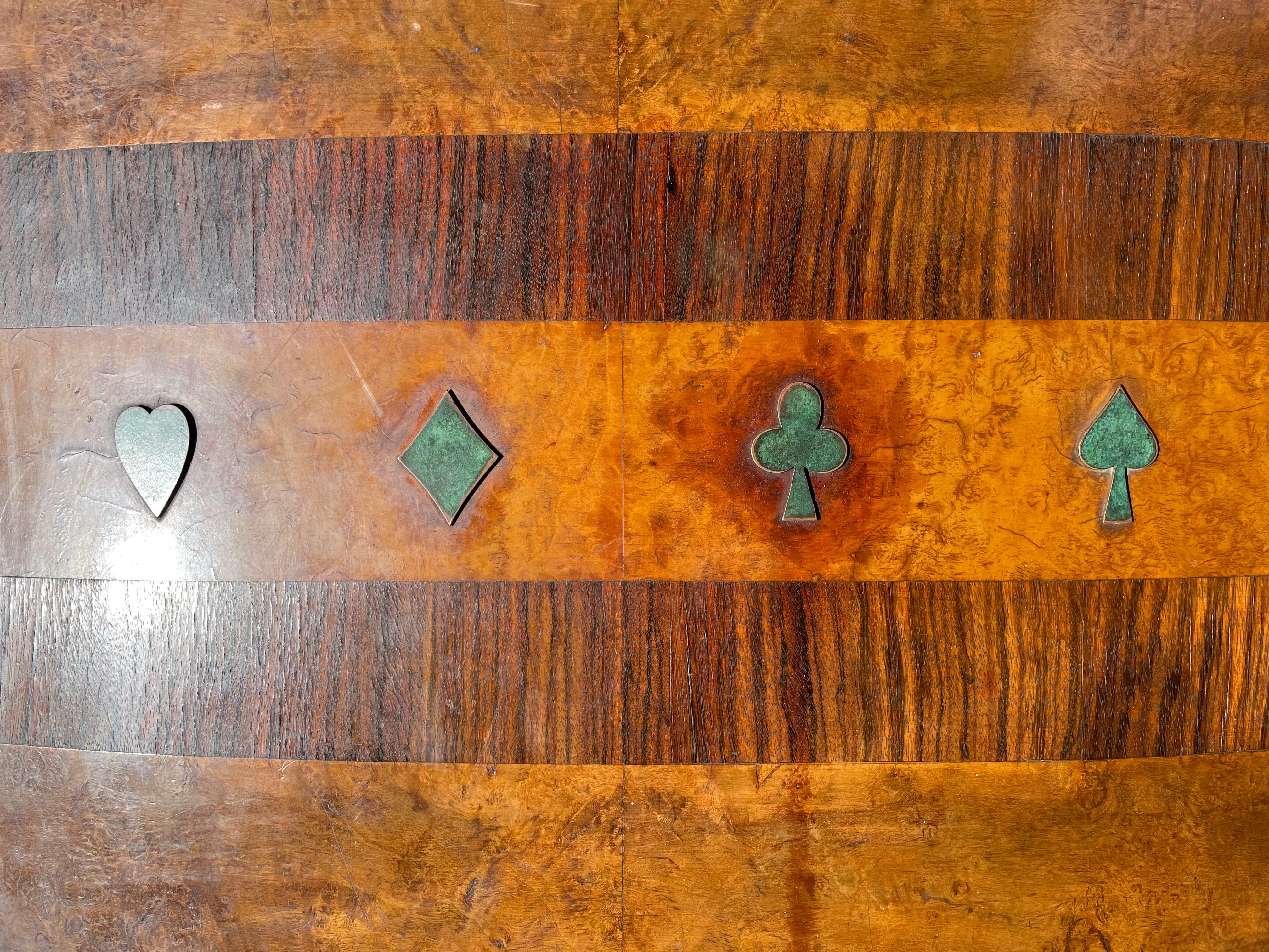 Italian Art Deco Wooden Games Box