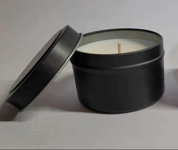 Japanese Cherry Blossom - Cotton Wick, OTM Black Tin Candle