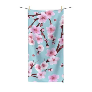 Japanese Cherry Blossom Polycotton Towel