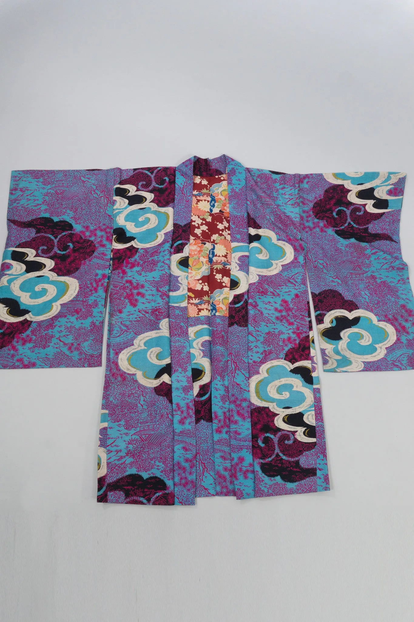Japanese Cloud Village Kimono