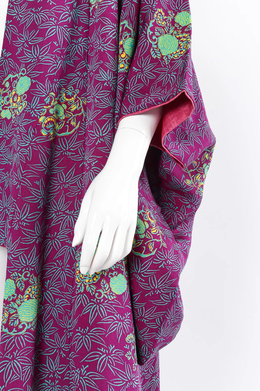Japanese Floral Leaf Kimono