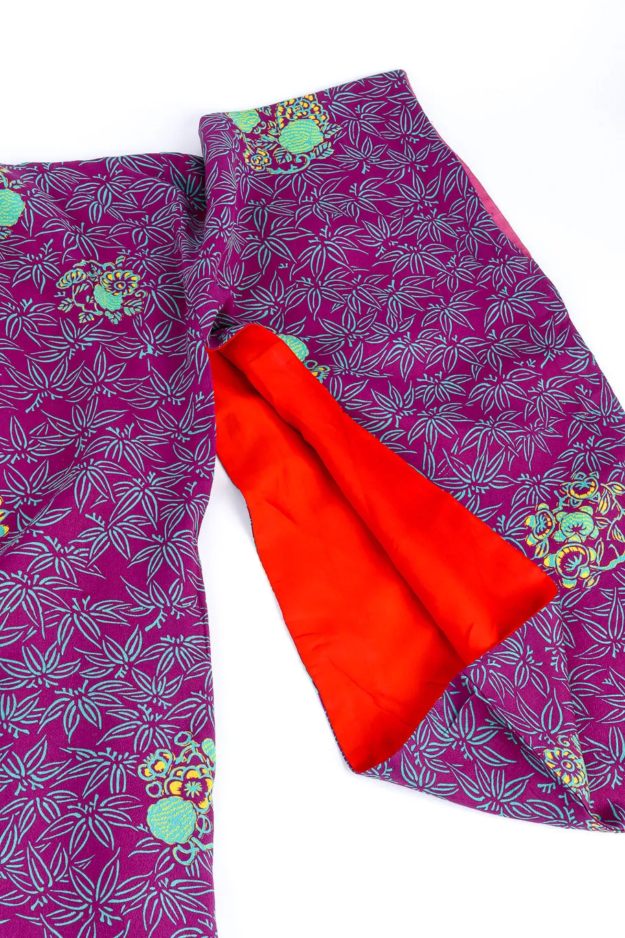 Japanese Floral Leaf Kimono