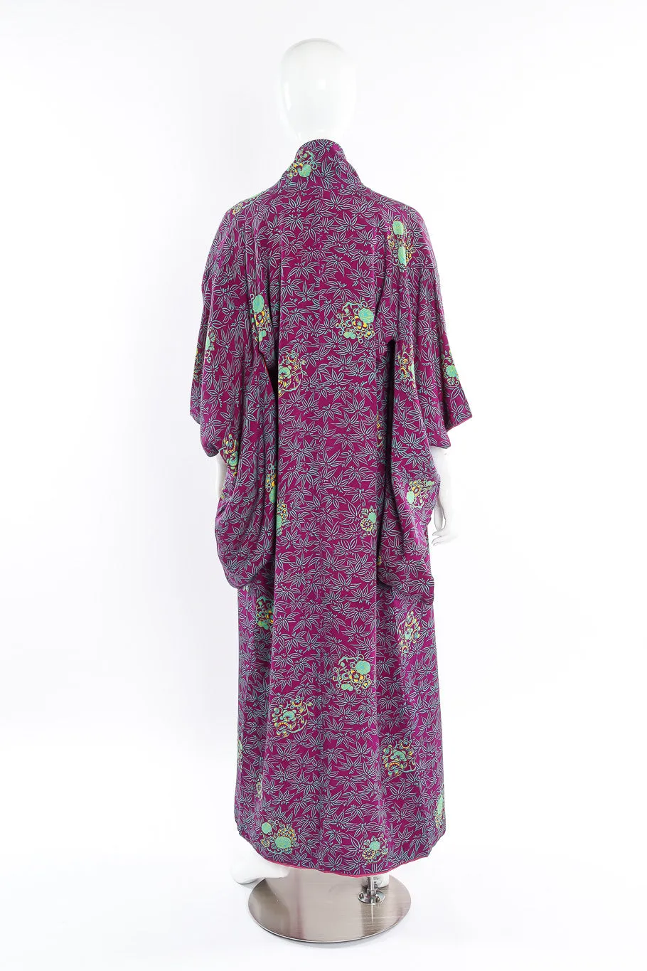 Japanese Floral Leaf Kimono