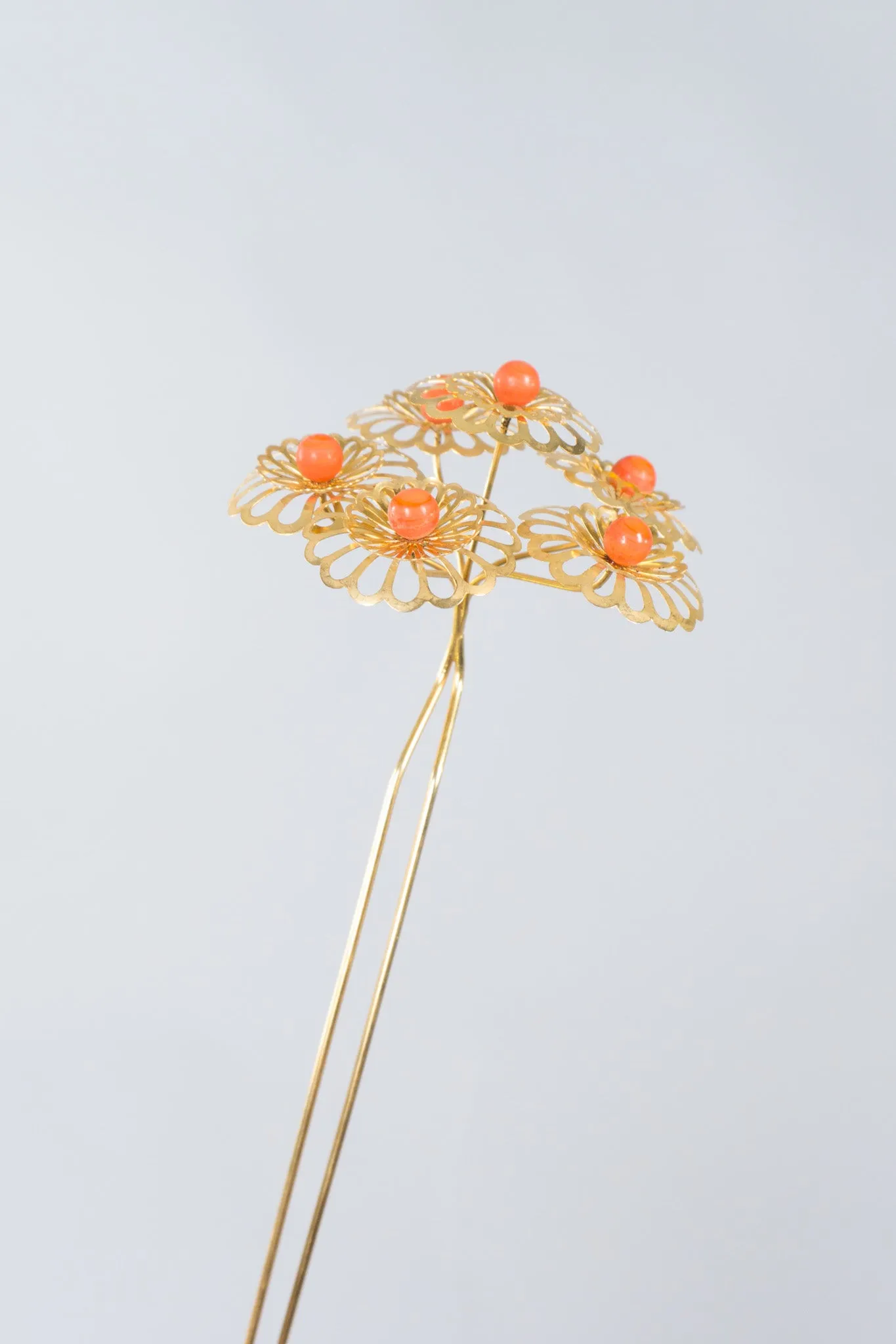 Japanese Flower Crown Headpiece & Hairpin Set