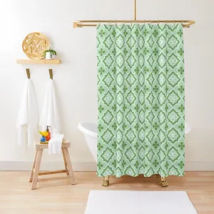 Japanese Geometric Shower Curtain