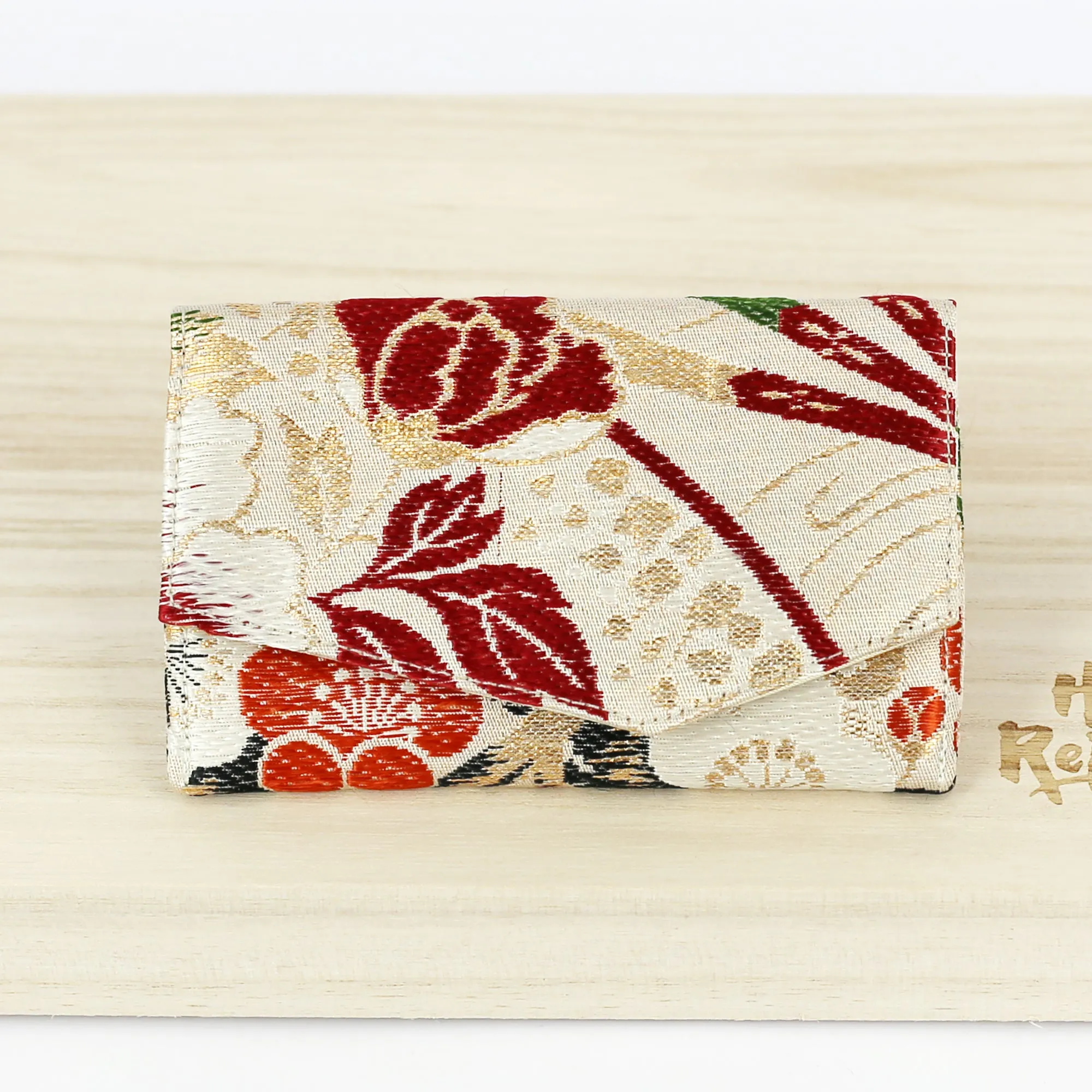 Japanese Kimono Card Holder | Upcycled from vintage textiles