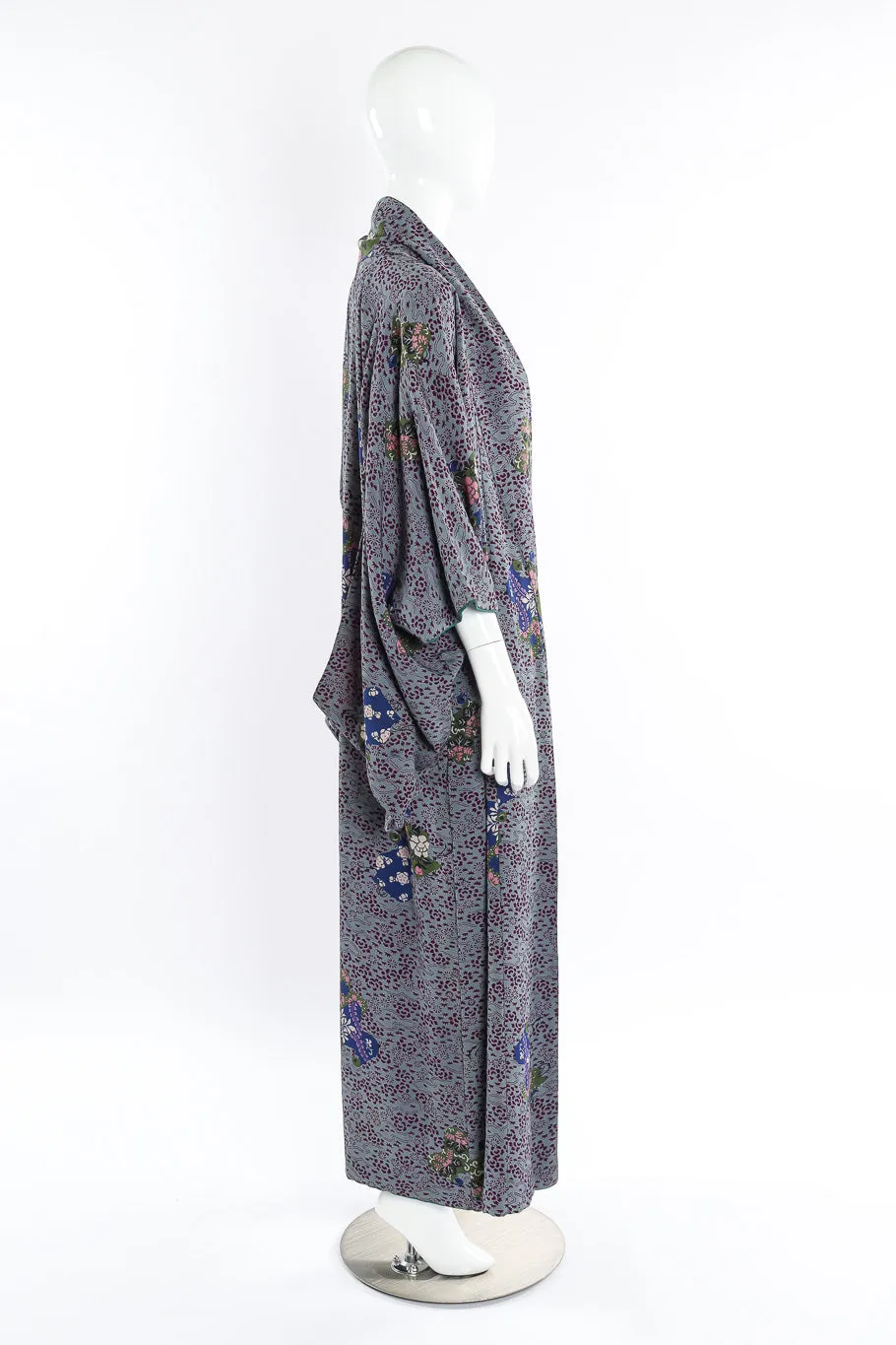 Japanese Leaf & Floral Kimono