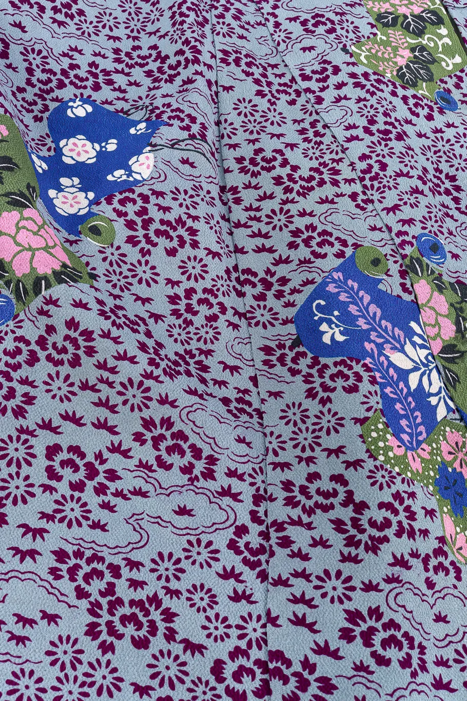 Japanese Leaf & Floral Kimono